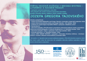 J.G.Tajovský - 150. výročie
