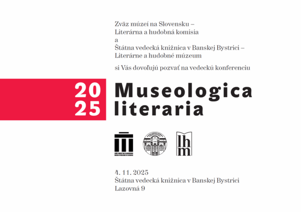 Program Museologica literaria 2025