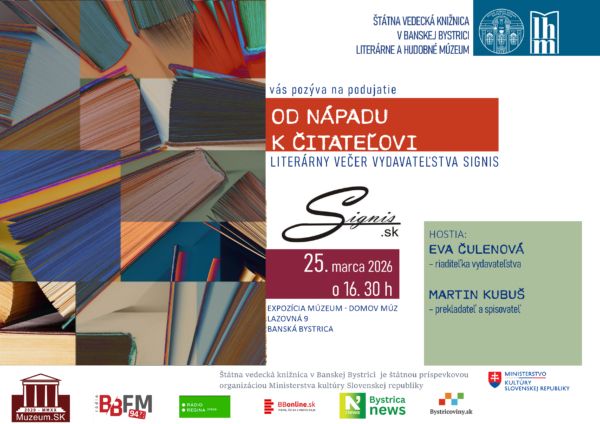 plagát OD NÁPADU K ČITATEĽOVI